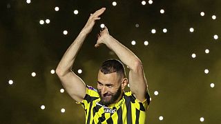 Saudis give Karim Benzema gala welcome