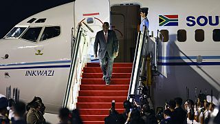 Cyril Ramaphosa arrives in Beijing for FOCAC 2024 summit