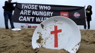 Activists highlight plight of world's hungry ahead of G20 summit in Brazil