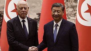 Tunisia's Kais Saied meets with Chinese President Xi Jinping in Beijing