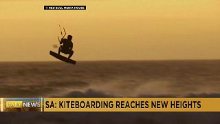 Kiteboarding sees competitors reach new heights in South Africa