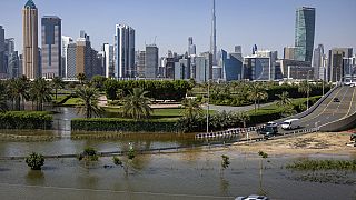 Flights to Dubai disrupted as rain hits the UAE 2 weeks after its heaviest recorded rainfall ever