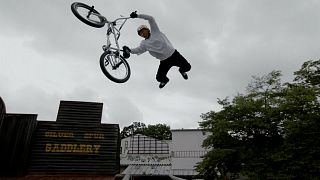 BMX star Nakamura unleashed in abandoned Wild West themepark