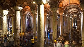 Stunning underground cistern draws tens of thousands of tourists a day in Istanbul