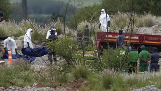 Rescuers continue operation at abandoned South Africa gold mine 