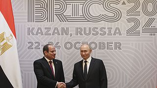 Egyptian, Russian leaders agree to strengthen ties during Brics summit