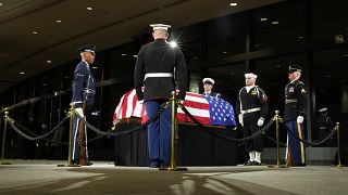 Jimmy Carter's extended public farewell begins