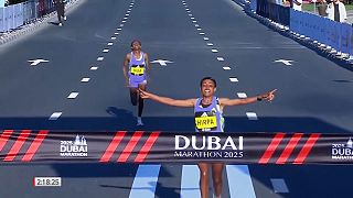 Ethiopia dominates Dubai marathon