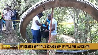 Metallic space object crashes in Kenyan village