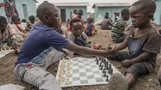 Chess brightening future for displaced children in Congo's refugee camp