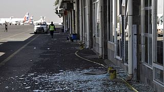 Damage at airport after Israel strikes Houthi rebels in Yemen's capital