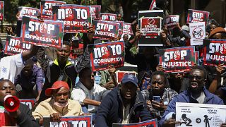 Kenyans protest in Nairobi for end to abductions targeting government critics